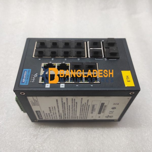 ADVANTECH EKI-5626CI-MB ETHERNET SWITCH 16FE+2G MODBUS TCP/IP