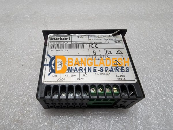 BURKERT 911 TEMPERATURE CONTROLLER XT120C-1COPU 24VAC-DC