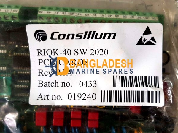 CONSILIUM PCB CARDS SW 2020 RIOK-40 REV R1A 019240