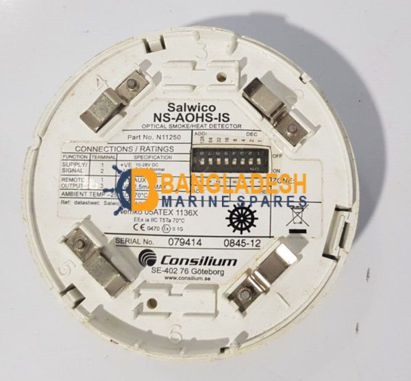 CONSILIUM SALWICO NS-AOHS-IS OPTICAL SMOKEHEAT DETECTOR N11250