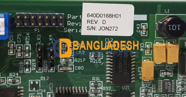 CONTROL ANALOG BOARD 640D0168H01 REV D