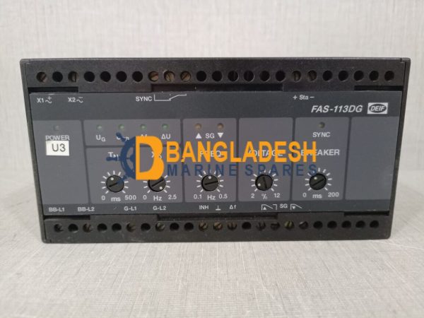 DEIF FAS-113DG SYNCHRONISER CONTROLLER 700172.30