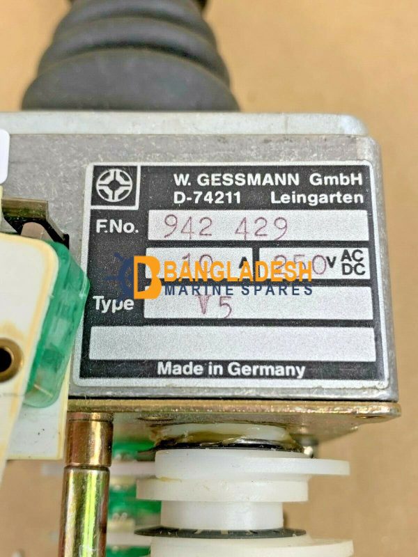 W. GESSMANN D-74211 Leingarten Type V5 JOYSTICK CONTROLLER