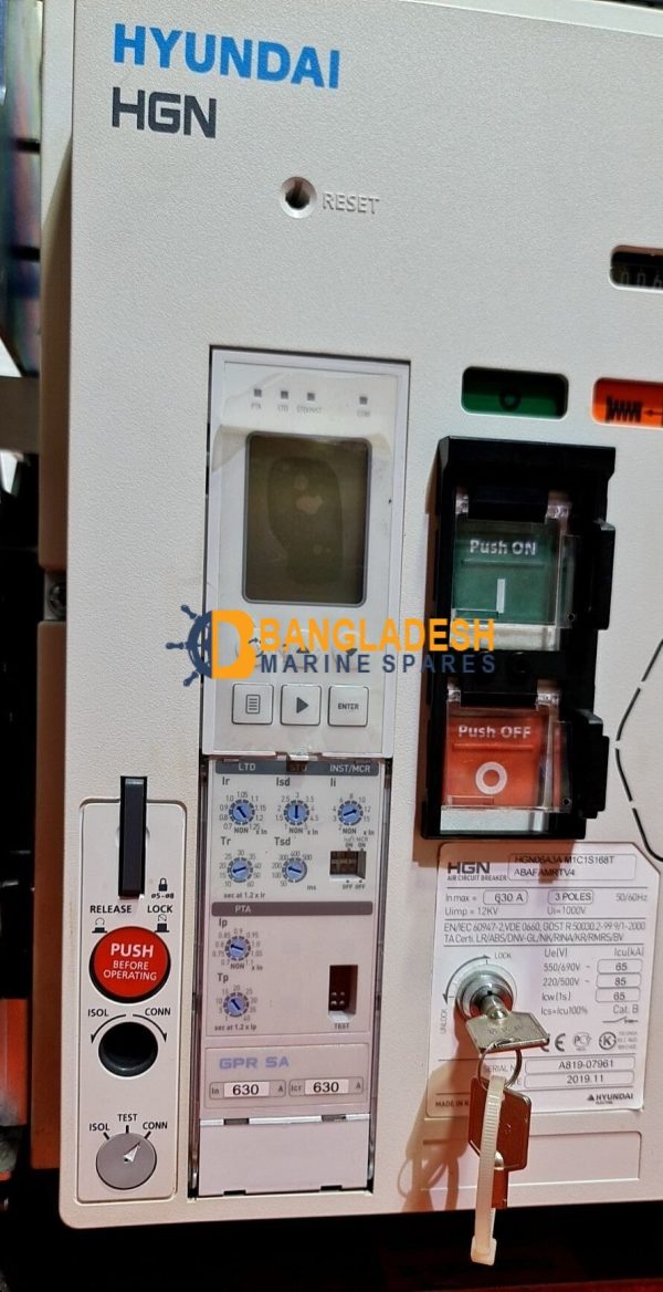 HYUNDAI HGN AIR CIRCUIT BREAKER HGN06A3A M1C1S168T ABAFAMRTV4