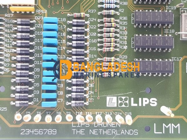 LIPS DRUNEN LMM PCB CARD 23456789 REV 1