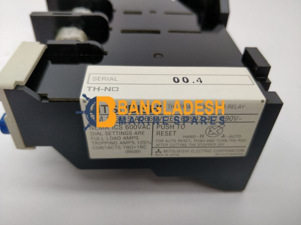 MITSUBISHI TH-N60 THERMAL OVERLOAD RELAY 24-36A