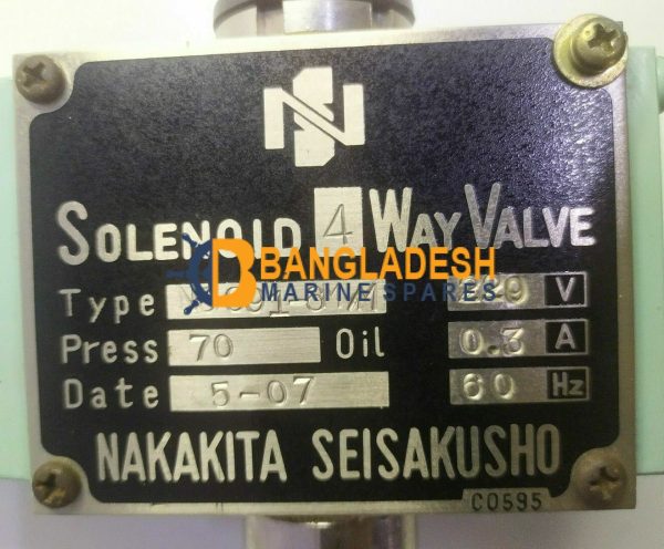 NAKAKITA SEISAKUSHO NS691-6M SOLENOID 4 WAY VALVE