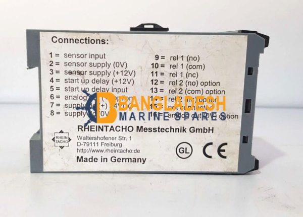 RHEINTACHO PROGRAMMABLE SPEED MONITOR 5823.200