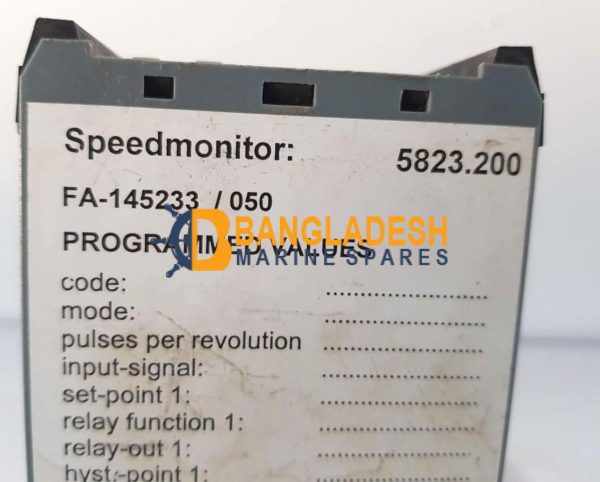 RHEINTACHO PROGRAMMABLE SPEED MONITOR 5823.200