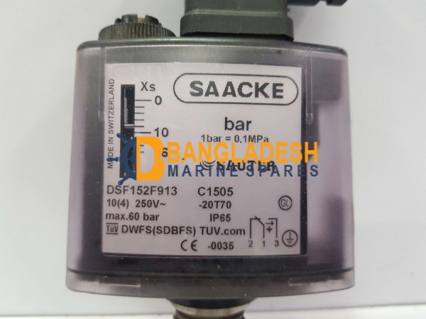 SAACKE SAUTER DSF152 F913 B0730 PRESSURE SWITCH