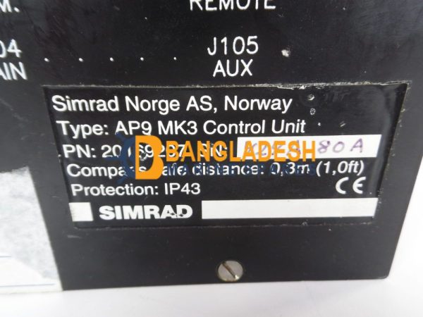 Simrad Robertson AP9 MK3 Control Unit Autopilot Head – 20169207