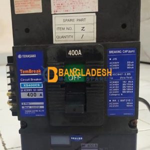 XS400CS TERASAKI TEMBREAK CIRCUIT BREAKER Ui A690V 50-60Hz 400 A