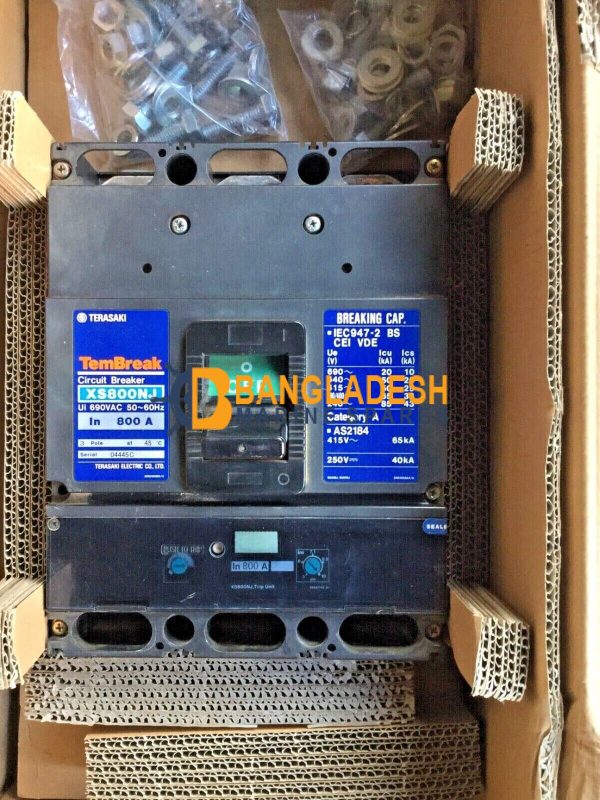 TERASAKI TEMBREAK XS800NJ Circuit Breaker 800A