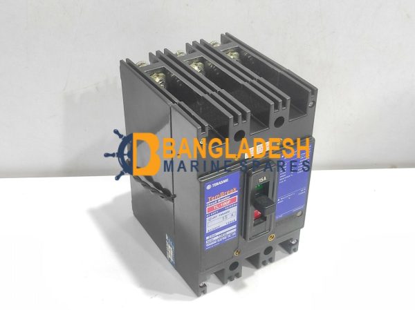 TERASAKI TL-100F 3 POLE CIRCUIT BREAKER 15A