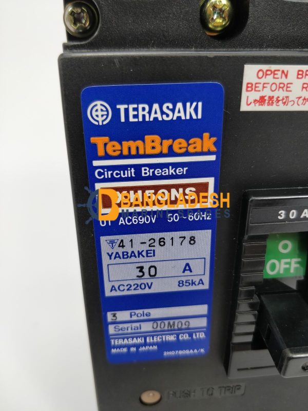 TERASAKI XH50NS Tembreak Circuit Breaker 30A