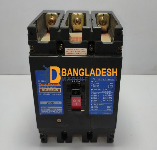 TERASAKI XH225NS CIRCUIT BREAKER 225A 3 POLE