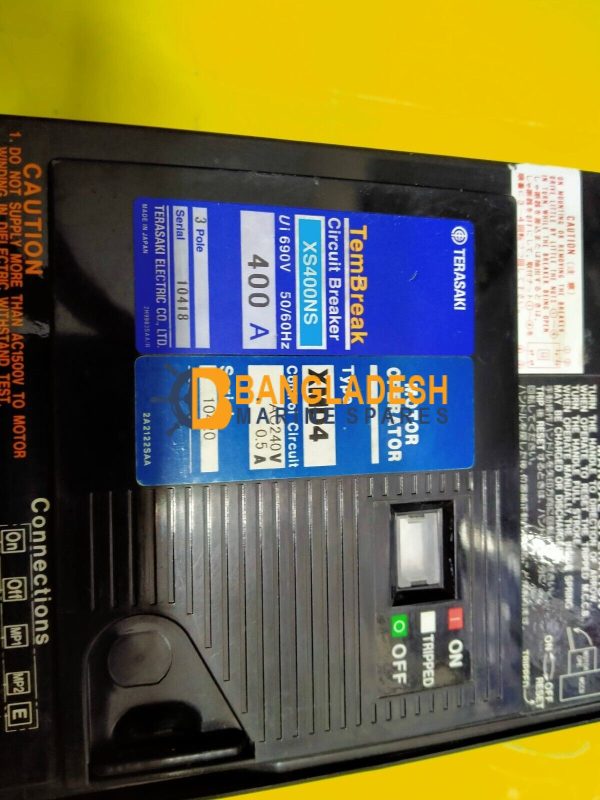 Terasaki XMD4 XMD Motor Operator TemBreak Circuit Breaker XS400NS