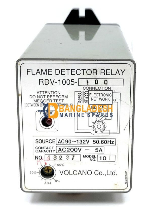 VOLCANO RDV-1005-200 FLAME DETECTOR RELAY