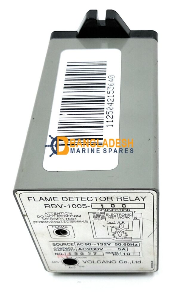 VOLCANO RDV-1005-200 FLAME DETECTOR RELAY