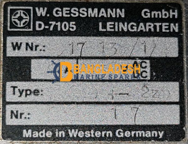 W. GESSMANN D-7105 LEINGARTEN JOYSTICK CONTROLLER