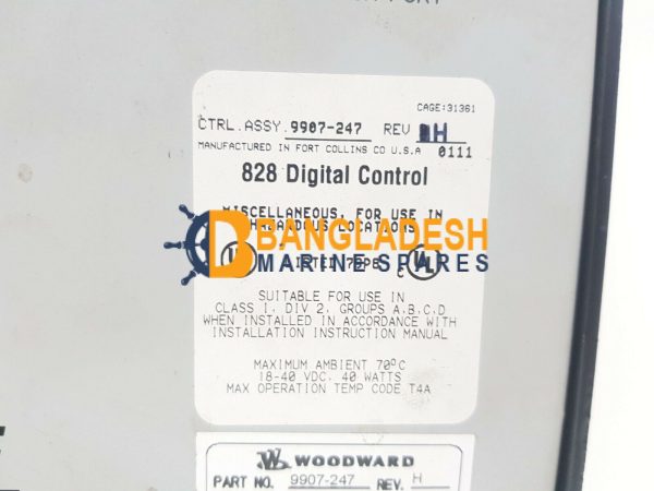 WOODWARD 828 DIGITAL CONTROL UNIT 9907-247