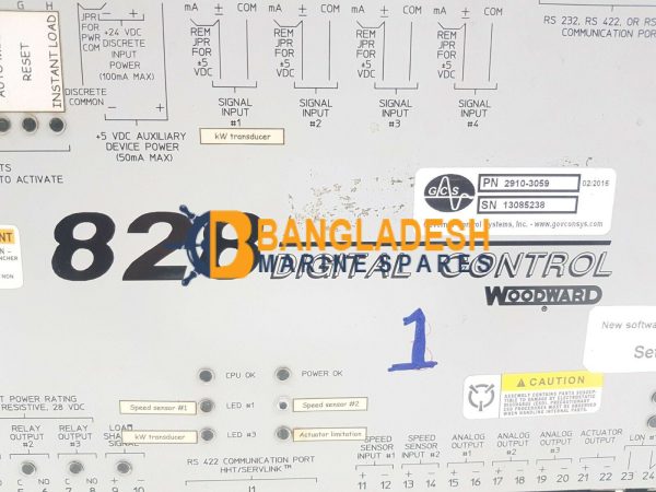 WOODWARD 828 DIGITAL CONTROL UNIT 9907-247