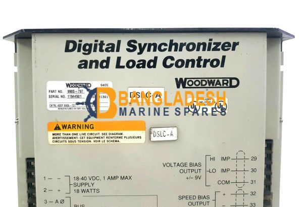 WOODWARD 9905-797 DIGITAL SYNCHRONIZER AND LOAD CONTROL REV.D