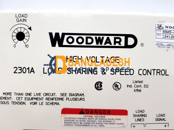 WOODWARD LOAD SHARING & SPEED CONTROL 2301A 9905-31 REV M