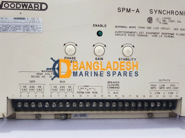 WOODWARD SYNCHRONIZER MODULE SPM-A 9905-001 L